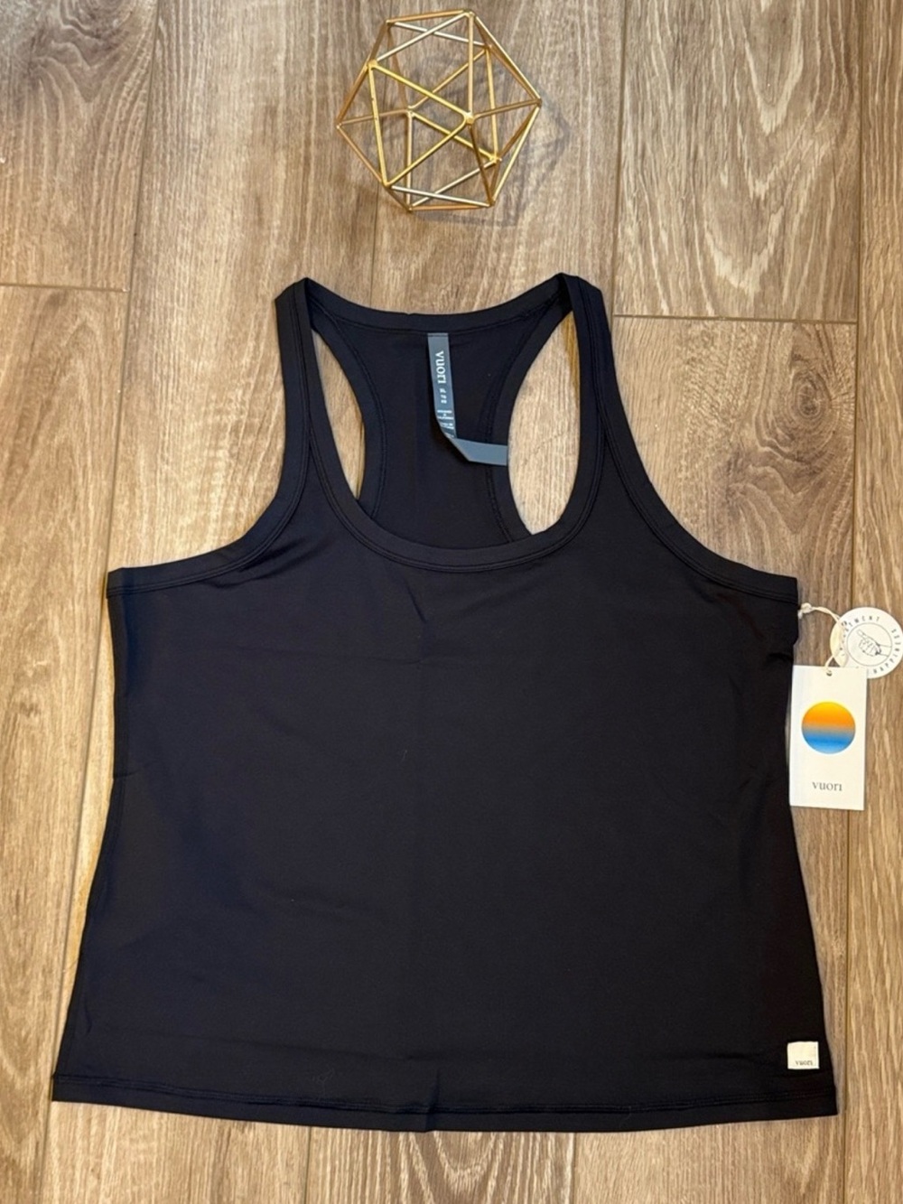 Vuori Strato Tech Lux Racerback Tank Black Women’s XL NWT 🖤